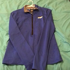VS Pink: half zip pullover